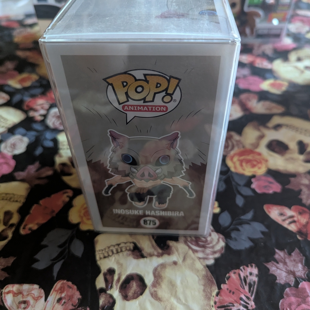 Funko Pop Inosuke Hashibira Flocked - Picture 2 of 4